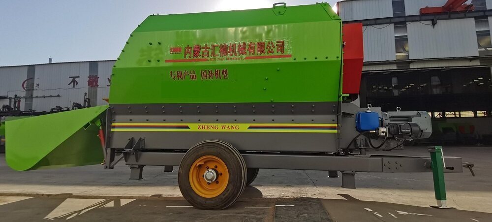 5立方牽引式自動給料模塊化飼料攪拌機